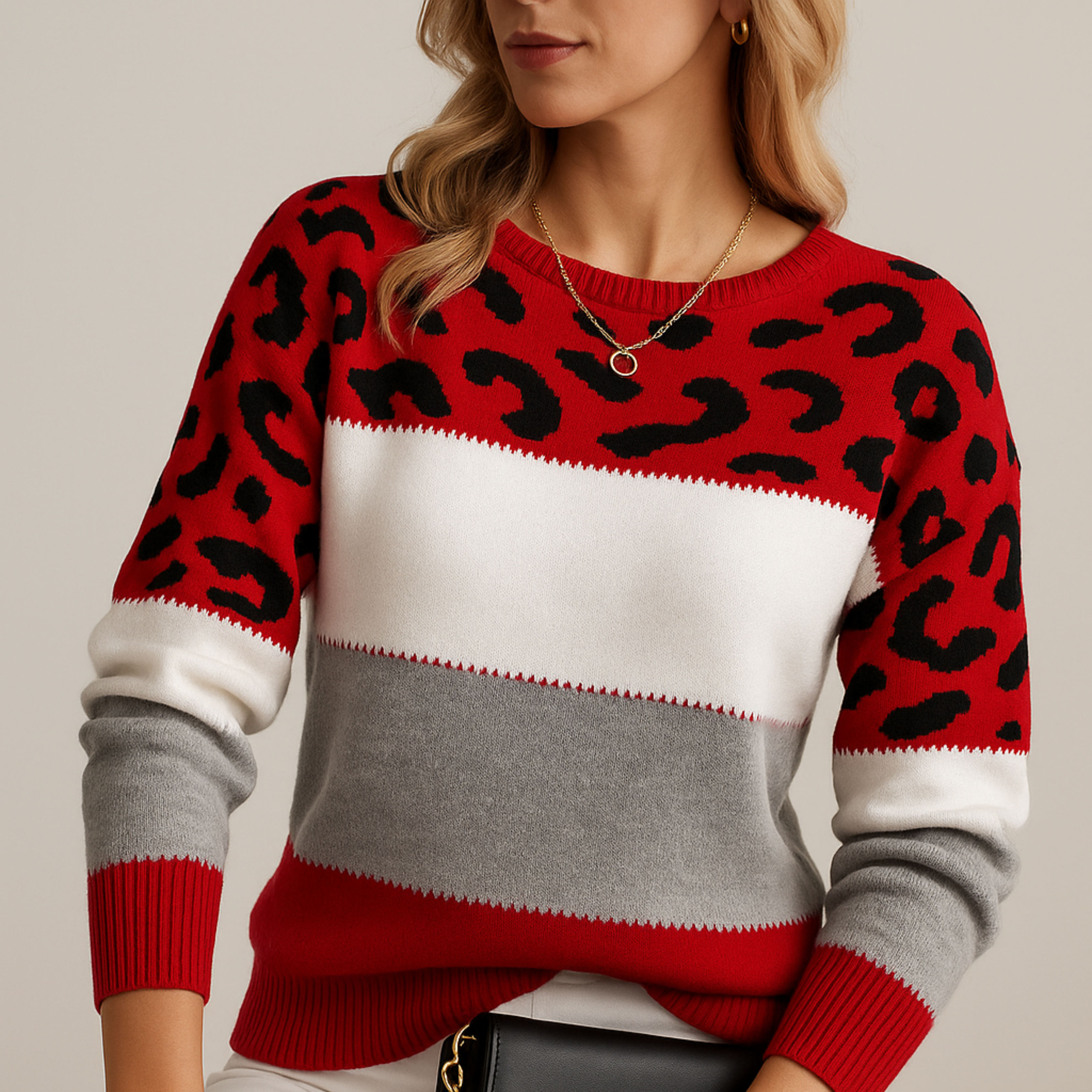 Renata | Pullover Leopardo Eleganza