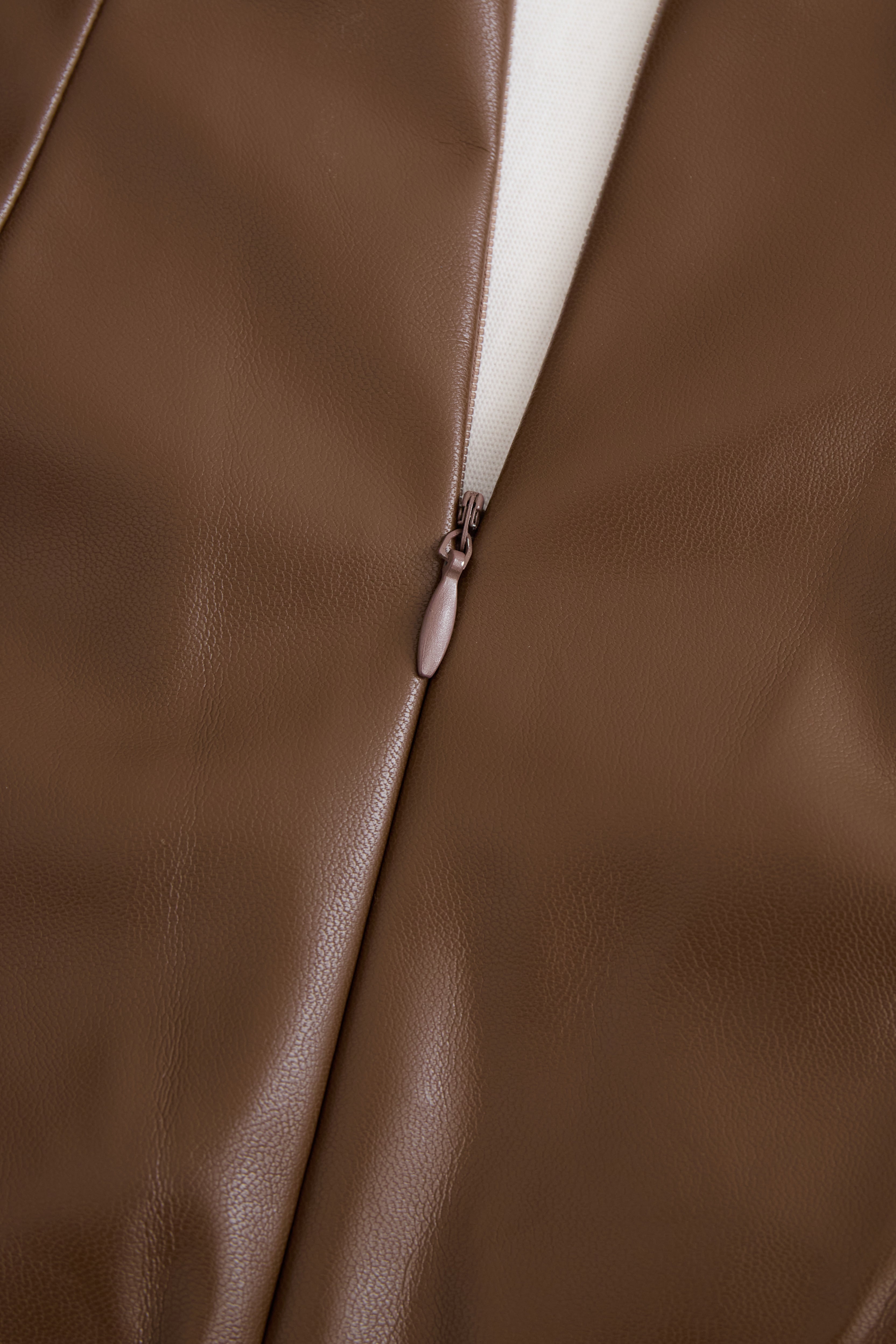 Zavelli™ | Elegante Abito Bodycon in Pelle Nera