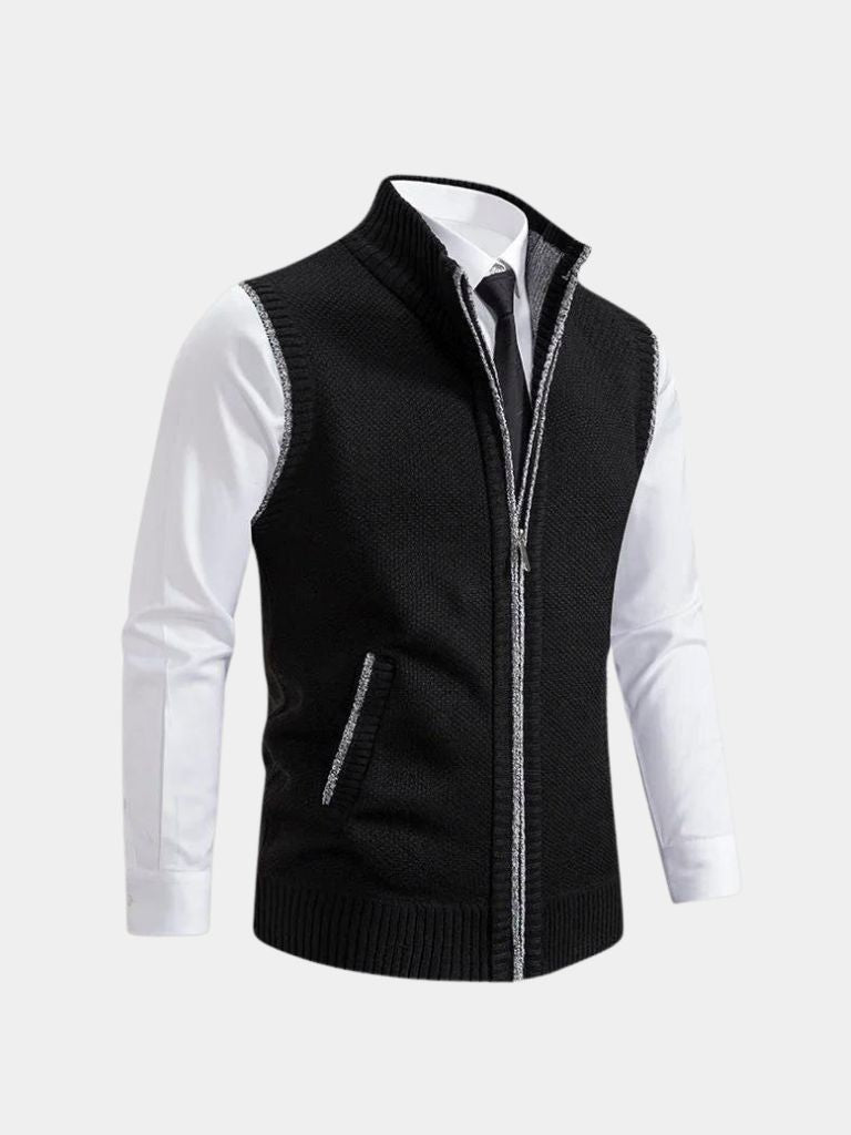 Giuseppe | Gilet Elegante con Zip Intera